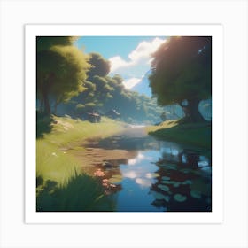 'River' 5 Art Print