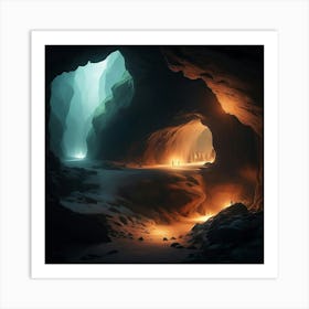 Deep into the Abyss Art Print