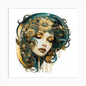 Clockwork Girl Art Print