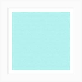 Bathroom Style Blue Frosted Glass Art Print