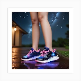 Glowing Shoes Art Print