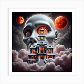 Haunted House Art Print