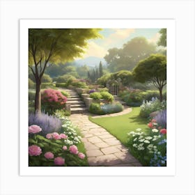 Whispers of the Garden Art Print