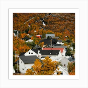 Autumn In Norway Art Print