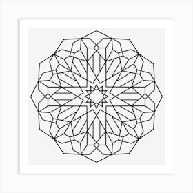 Arabesque Mandala 08 Art Print