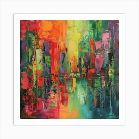 Abstract Cityscape 10 Art Print