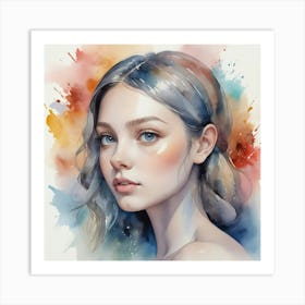 Watercolor Painting Art Print Art Print