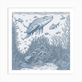 Fish In The Sea Art Print