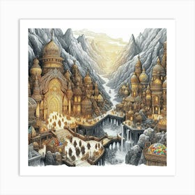 Lord Of The Rings 50 Art Print