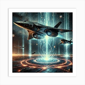 A Stunning Depiction Of Interdimensional Bombers, Art Print