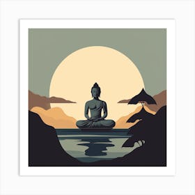 Buddha Statue Art Print