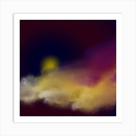 Clouds And Sun Art Print