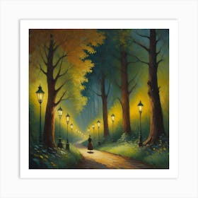 Walk In The Woods Art Print