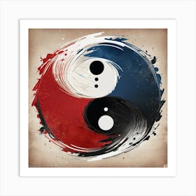 Yin Yang 74 Art Print