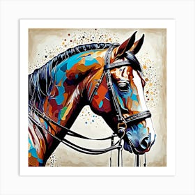 Horse Painting 1 Art Print