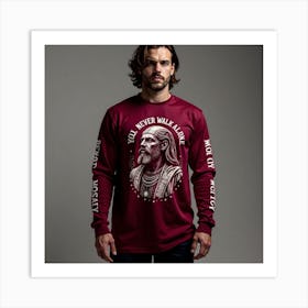 Viking Long Sleeve Art Print