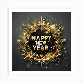 Happy New Year 85 Art Print