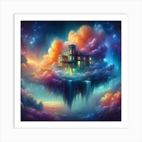 House In The Clouds Art Print