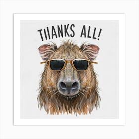 Thanks All Art Print