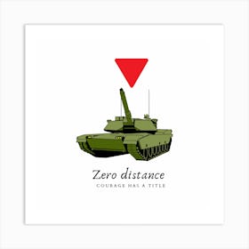 Zero distance Art Print