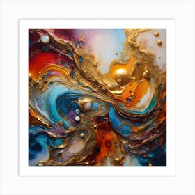 Abstract Painting 5 Art Print