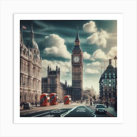 Big Ben In London 1 Art Print