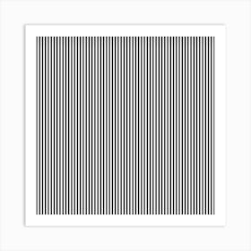 Stripe Line Pattern Black Lines Art Print