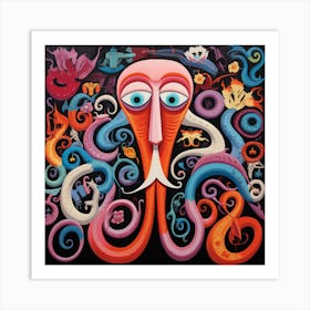 Octopus Art Print