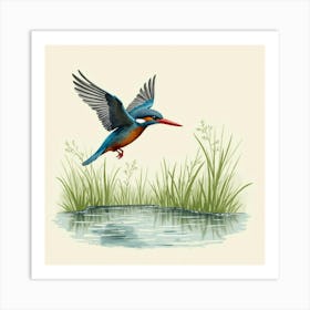 Kingfisher Art Print