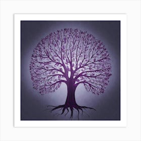 Purple Prosperity Tree Art Illustration Iyokr C3smyv37a2ytdahw Zlmfyodsspcmnncyfp99dw Art Print