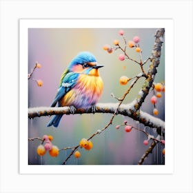 Colorful Bird Art Print