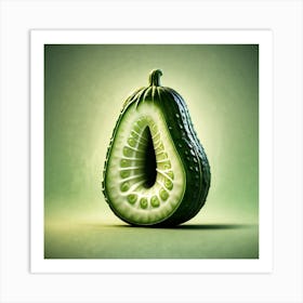 Sliced Cucumber 1 Art Print