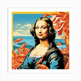 Mona Lisa 7 Art Print