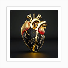 Human Heart Art Print