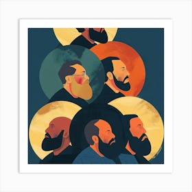 Beards Art Print