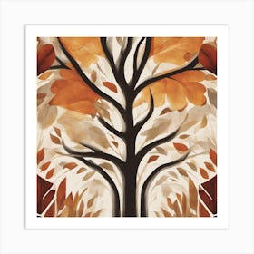 Autumn Tree Art Print