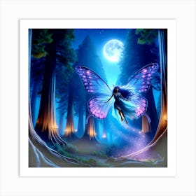 Purple Fairy 1 Art Print