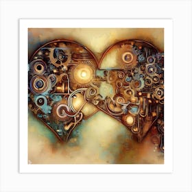 Heart Of Gears Art Print