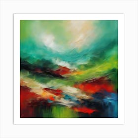 Abstract Landscape Painting Art Print