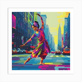 Indian Dancer 2 Art Print