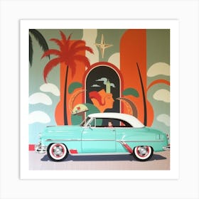 California Car Art Print