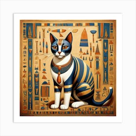 Do you like cats? This is the Pharaonic cat Art Print