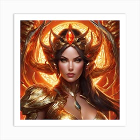 Angel Of Fire 1 Art Print