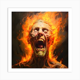 Madness. Insanity. Meltdown. Art Print