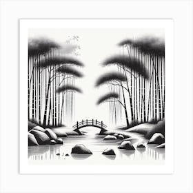 Black And White Painting Art Print