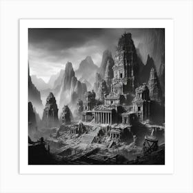 Ruins Of A City 1 Art Print