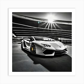 Lamborghini 54 Art Print