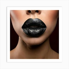 Firefly Bold And Mysterious Sealed Black Lips Of Silence 53664 (2) Art Print