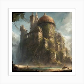 Fantasy Castle 75 Art Print