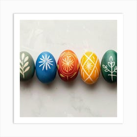 Easter Eggs 14 Art Print